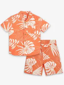Ed-a-Mamma Boys Printed Shirt with Shorts
