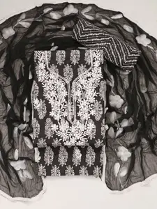 ASISA Embroidered Pure Cotton Unstitched Dress Material