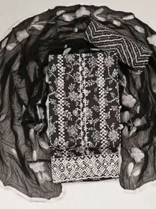 ASISA Embroidered Pure Cotton Unstitched Dress Material