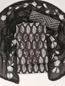 ASISA Embroidered Pure Cotton Unstitched Dress Material