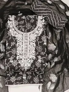 ASISA Embroidered Pure Cotton Unstitched Dress Material