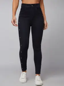 The Roadster Lifestyle Co No Fade Slim Fit Stretchable Cropped Jeans