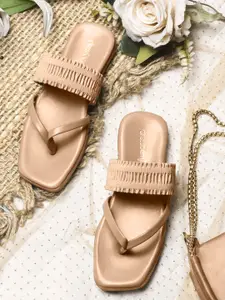 DressBerry Women Party Open Toe Flats with Tassels