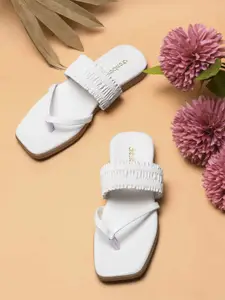 DressBerry Women Party Open Toe Flats with Bows