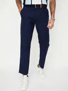 max URB_N Men Straight Fit Solid Chinos