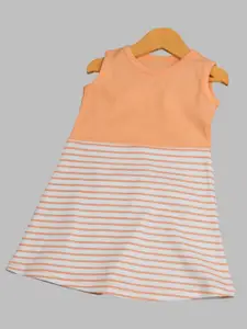 BAESD Girls Striped Cotton A-Line Dress