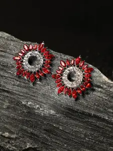 SOHI Contemporary Studs Earrings