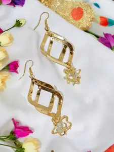 FEMMIBELLA Star Shaped Drop Earrings