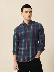 Mr Bowerbird Men Premium Checked Pure Cotton Casual Shirt