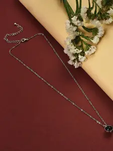 SOHI Silver-Plated Necklace