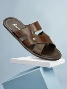 Buxton Men Textured Comfort Sandals