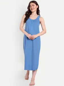 BLAZON Women Super Combed Cotton Nighty Slips