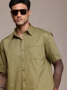 The Roadster Life Co. Pure Cotton Relaxed Fit Casual Shirt