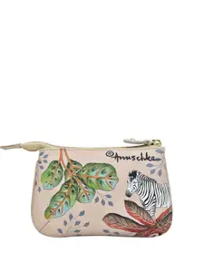 Anuschka Graphic Printed Leather Zip Around Wallet
