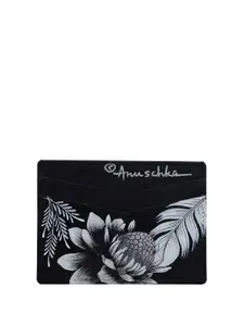 Anuschka Floral Printed Leather Card Holder