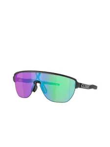 OAKLEY Men Shield Sunglasses with UV Protected Lens 888392608956