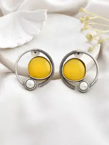 DASTOOR Contemporary Silver Plated Studs