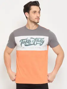 Duke Men Typography Printed Round Neck T-shirt