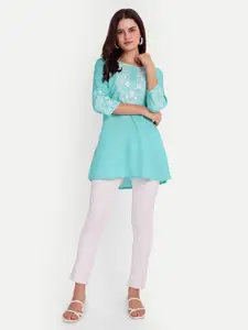FILO HEVIS Round Neck Embroidered Kurti