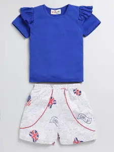 M'andy Girls Top With Shorts