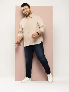 Sztori Men Plus Size Pure Cotton Casual Shirt