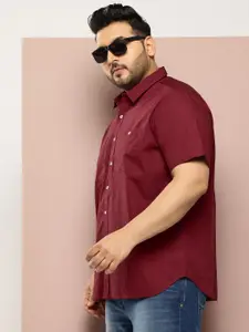 Sztori Men Plus Size Pure Cotton Casual Shirt