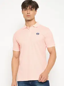 Duke Men Solid Polo Collar T-shirt