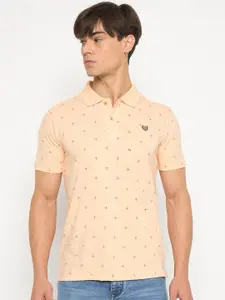 Duke Men Conversational Printed Polo Collar T-shirt