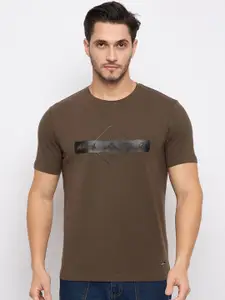 Duke Men Typography Printed Round Neck T-shirt