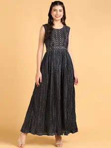 DISHWA FASHION Ethnic Motifs Printed Fit and Flare Dress