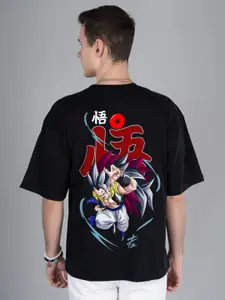 PRONK Men Graphic Printed Round Neck T-shirt