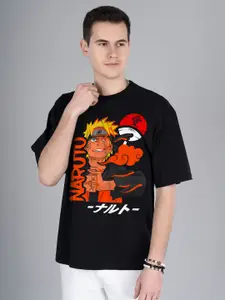 PRONK Naruto Printed Anime Round Neck T-shirt