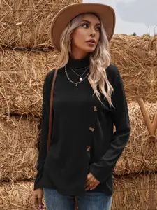 KPOP Women Turtle Neck Pullover Sweater