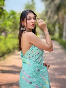 Rekha Maniyar Sequinned  Saree