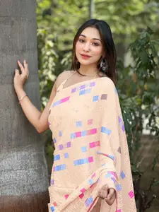 Rekha Maniyar Sequinned Silk Blend Saree