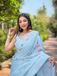 Rekha Maniyar Sequinned Embroidered Saree