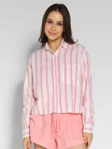AMERICAN EAGLE OUTFITTERS Women Striped Casual Shirt