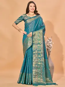 Dhyey Fashion Woven Design Kanjeevaram Saree