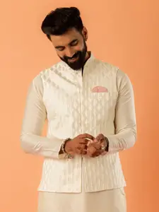KISAH Woven Designed Nehru Jackets