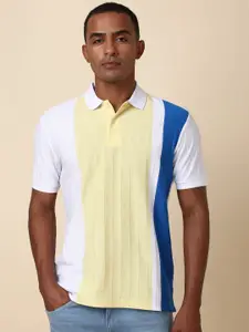 Allen Solly Men Colourblocked Polo Collar T-shirt
