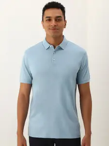 Allen Solly Men Solid Polo Collar T-shirt