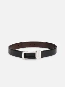 Van Heusen Men Solid Slider Buckle Closure Belt