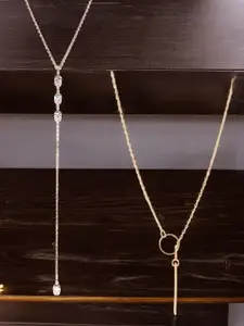 OOMPH Set of 2 Layered Necklace