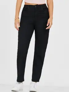 Styli Women Solid High Rise Straight Fit Jeans