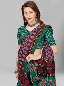 RATAN Floral Pure Cotton Saree