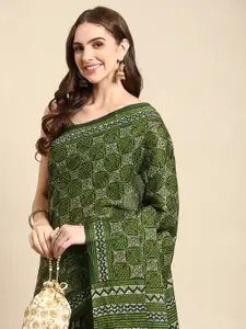 RATAN Ethnic Motifs Pure Cotton Saree