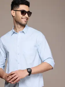 WROGN Pure Cotton Striped Comfort Fit Casual Shirt