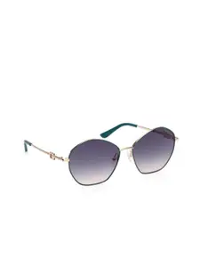 GUESS Women Aviator Sunglasses with UV Protected Lens