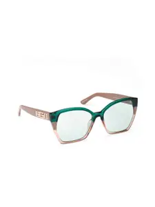 GUESS Women Butterfly Sunglasses with UV Protected Lens