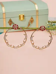 Designbox Circular Drop Earrings